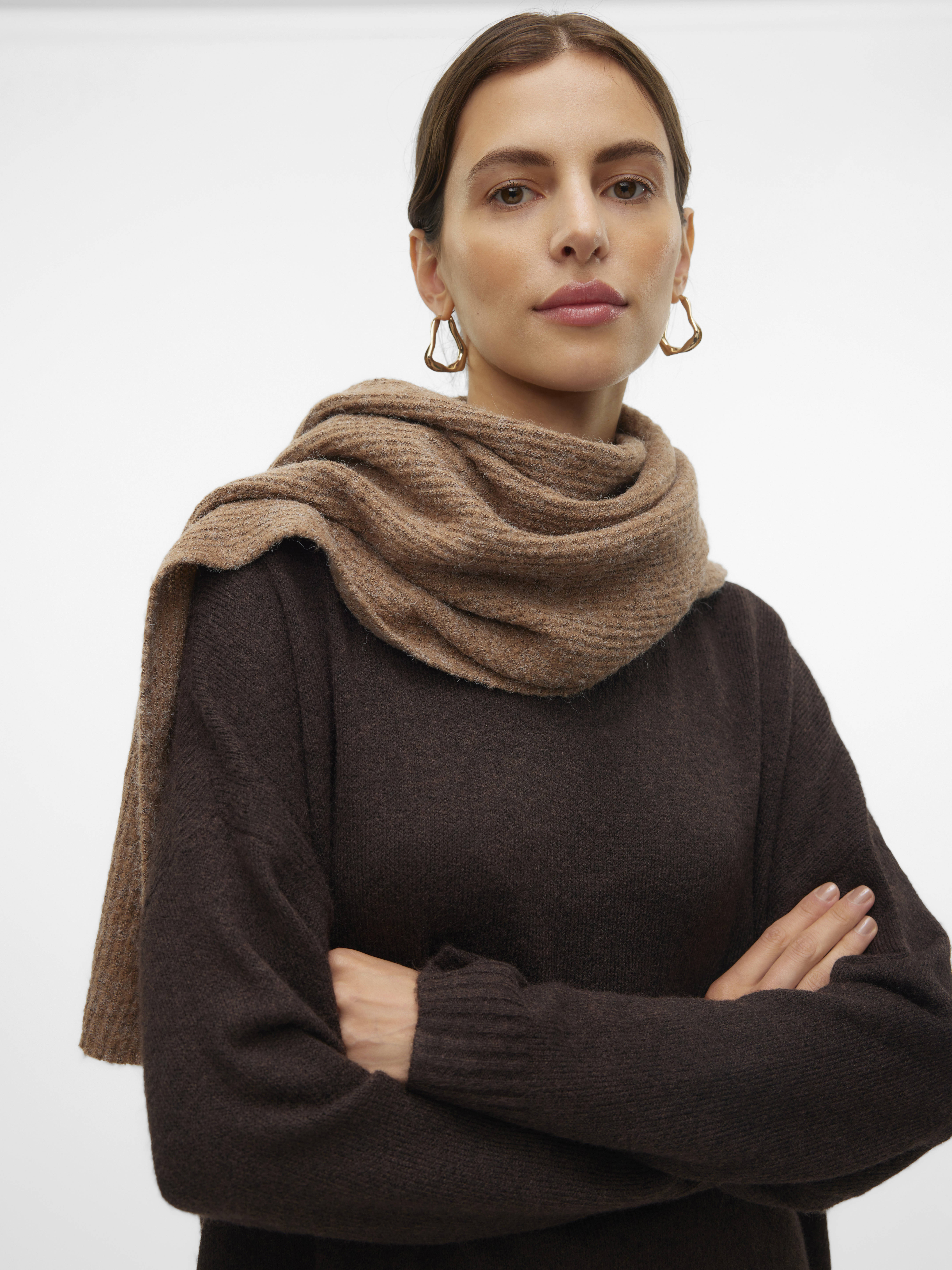 VERO MODA sjaal VMGILA bruin