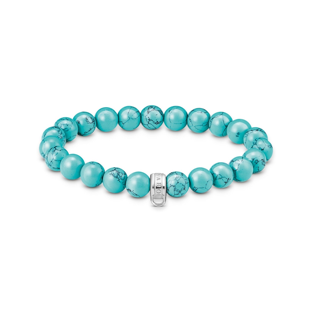 Thomas Sabo As We Are Armband mit türkisfarbenen Beads Silber