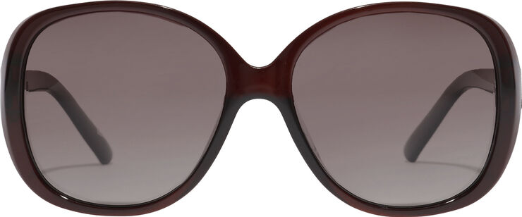 Pilgrim PARKER oversized retro sunglasses brown Brun