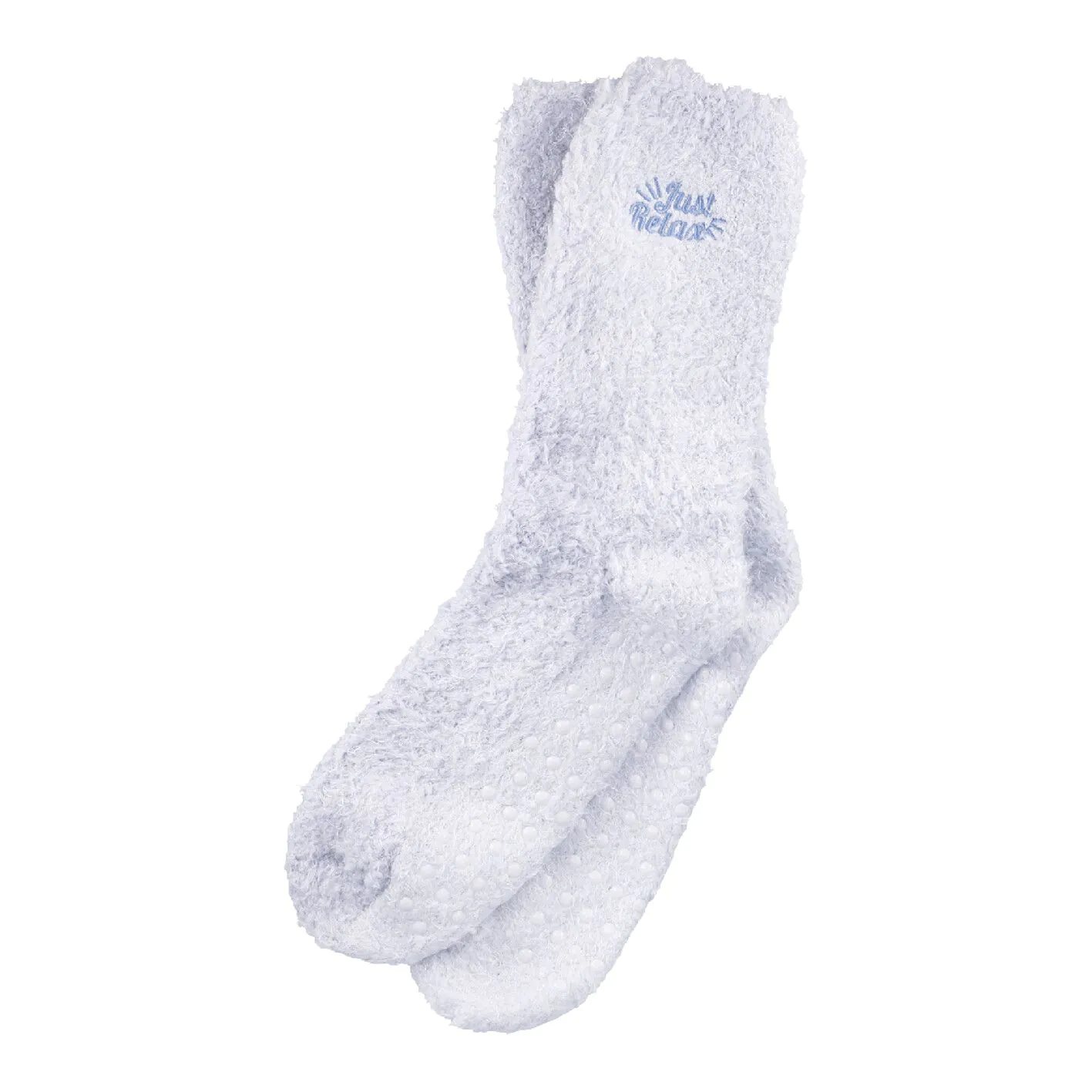 Kuschelsocken Flausch, Just relax/blau, Onesize