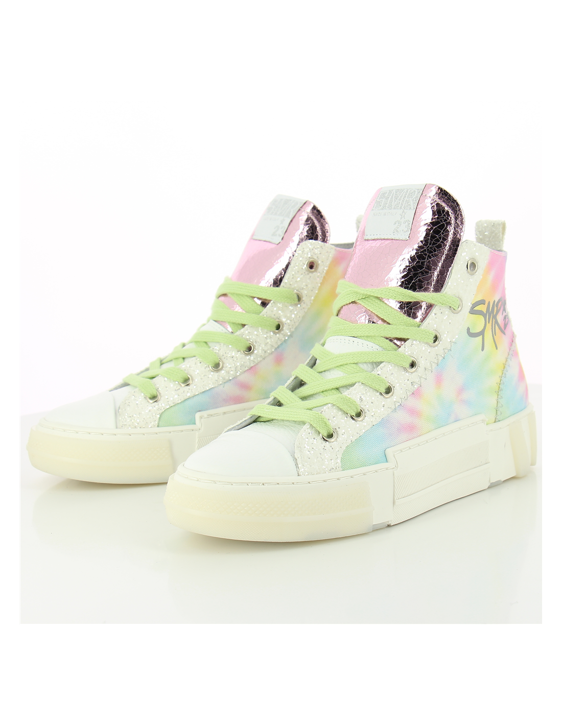 semerdjian baskets montantes femme E252E3-V11 Tie and dye