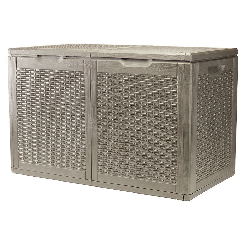 Coffre de rangement extérieur 180L fermeture par cadenas