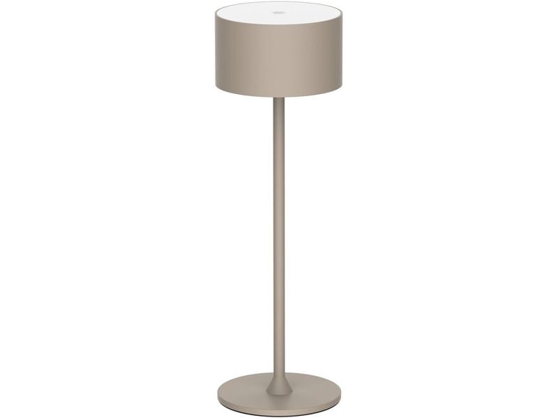Schönenberger Tischleuchte Tavolo 3er Set, Sand Akku-Tischleuchte 3er-Set mit Ladestation