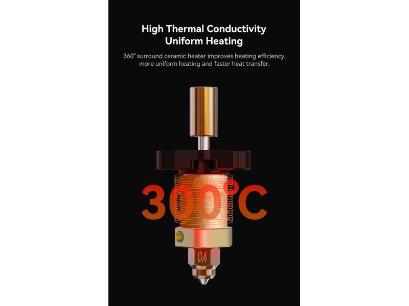 Creality Heizelement Ender 3V3 KE Keramischer Heizblocksatz Bimetallische Materialdüse