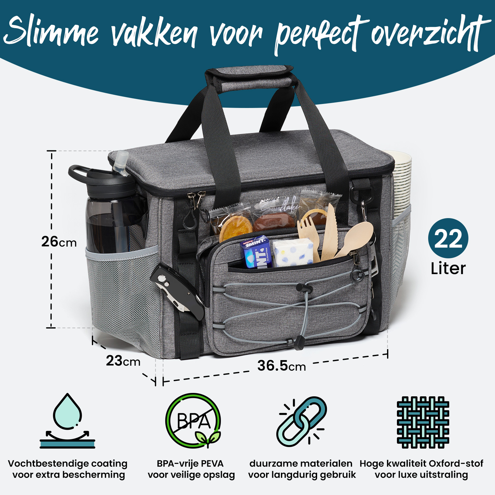 Sunflake opvouwbare koeltas - 22 liter
