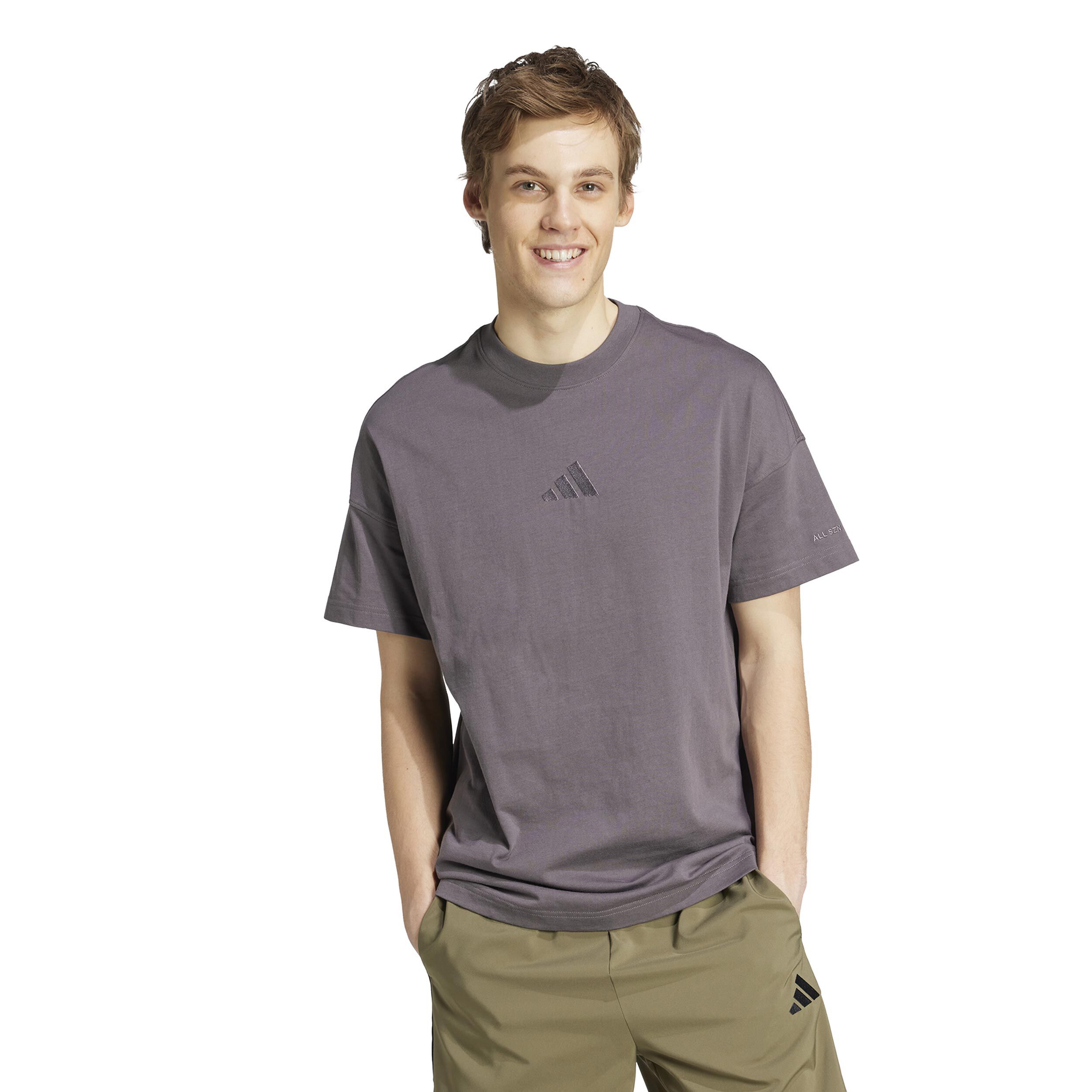 adidas ALL SZN T-shirt Hommes - Gris Foncé