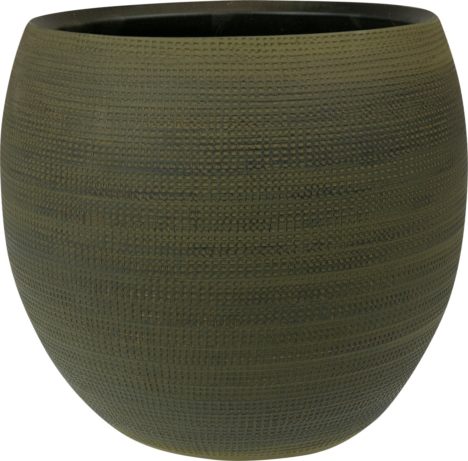 TS bloempot Dex groen D 19 H 16 cm