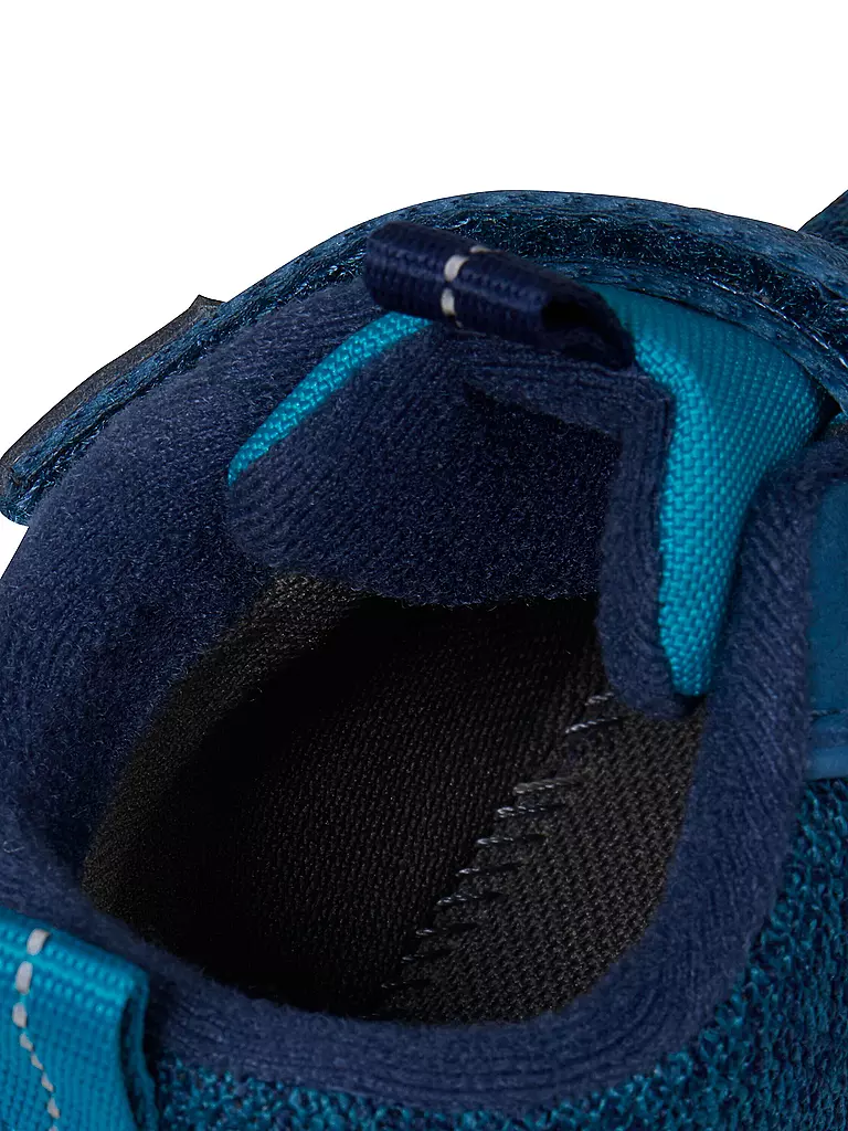 AFFENZAHN Kinder Barfußschuhe - Übergangsschuh KNIT HAPPY Bär dunkelblau