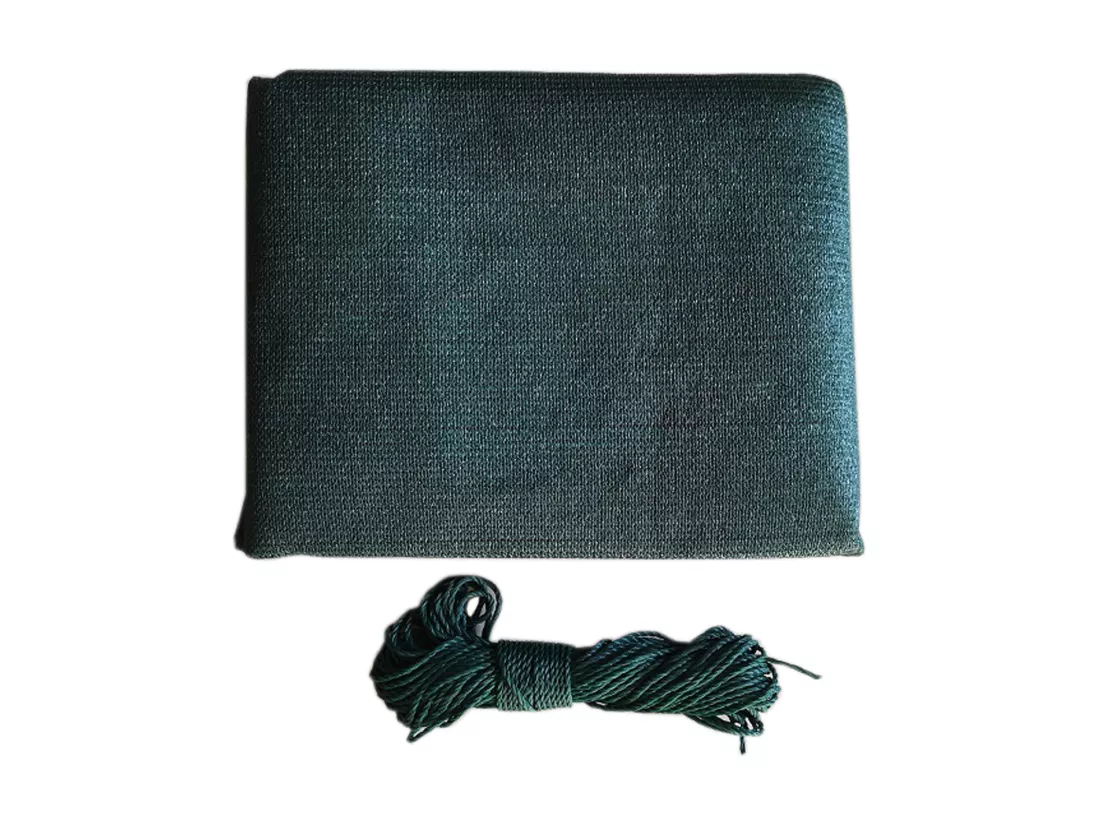 Ecran Protection Confidentialité Hdpe Corde Verts Oeillets 0,9x5