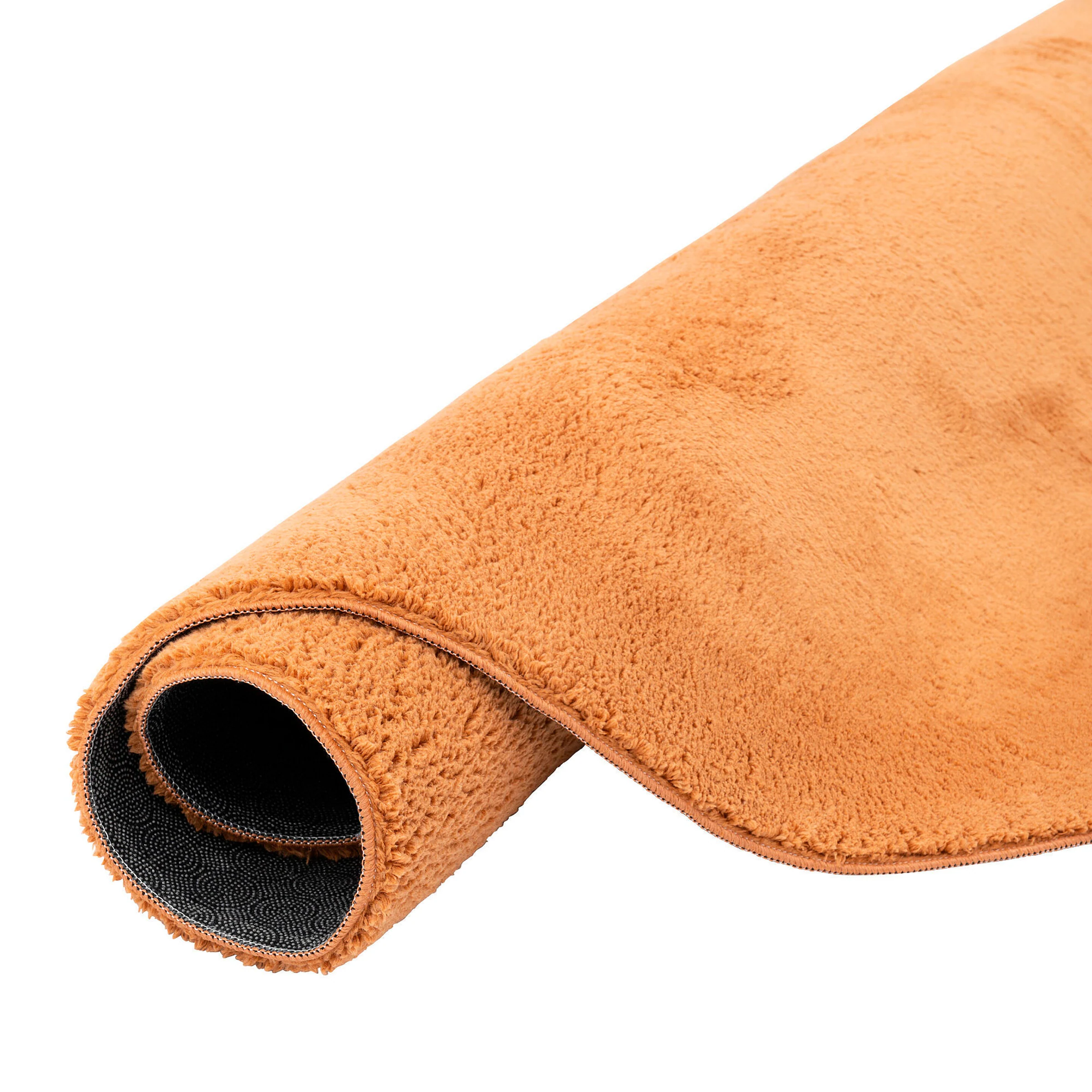 Pergamon Kinder Super Soft Fellteppich Pearl Kids Rund Terrakotta