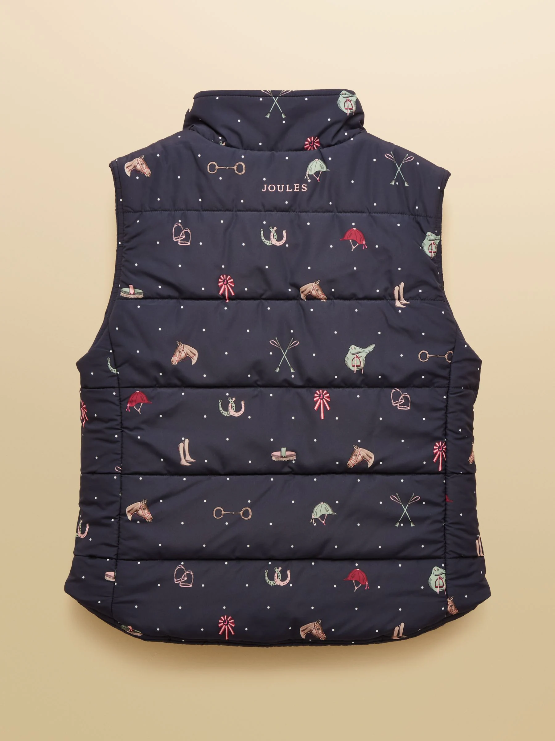 Joules Atwell omkeerbare regenbestendige gilet voor meisjes