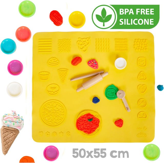 roba® Kindersitzgruppe »Play-Doh« Set,  inkl. 3D Kreativmatte, Knete und Zubehör