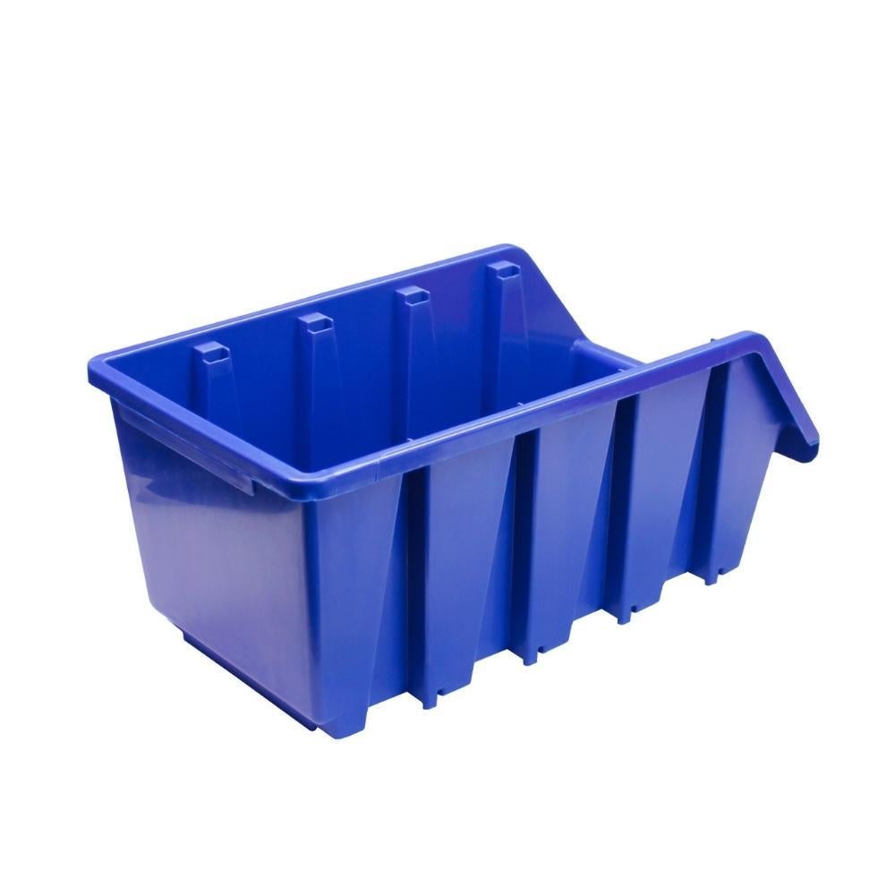 PROREGAL SuperSaver Set 5x Opbergdoos 4 HxBxD 15,5 x 20,4 x 34 cm Polypropyleen Blauw