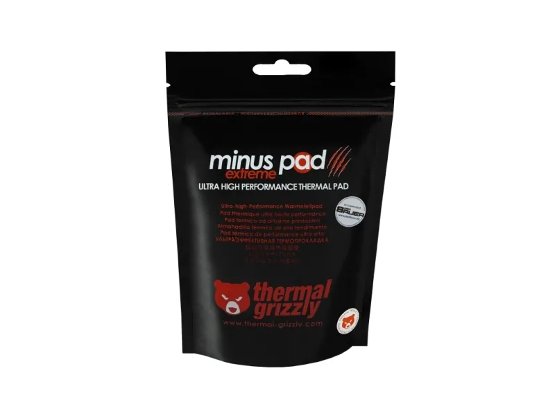 Thermal Grizzly TG-MPE-100-100-15, Termisk pude, 3,38 g/cm³, Lyserød, -100 - 200 °C, 100 mm, 100 mm