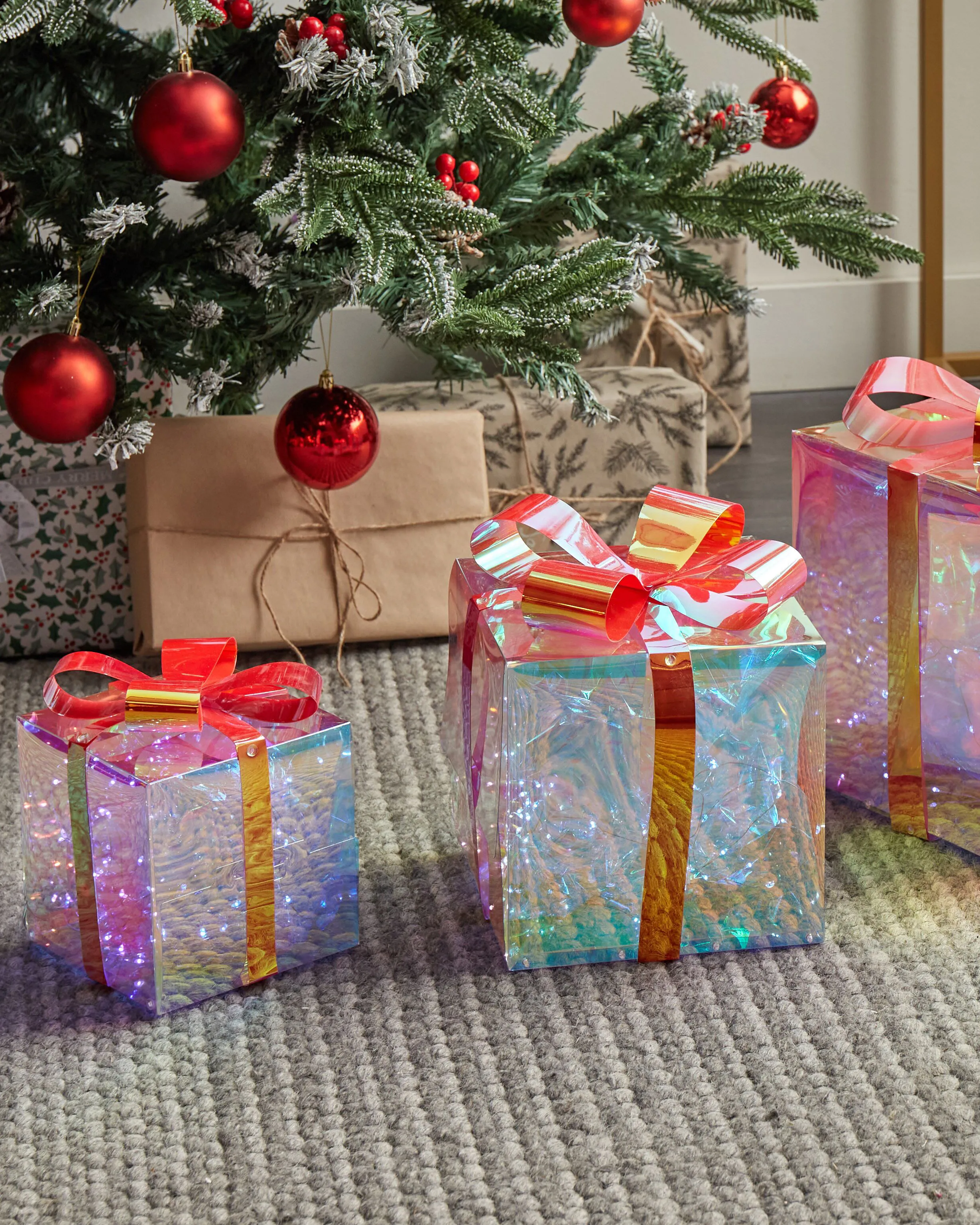 Kerstdecoratie LED CAPELLA Kerstcadeaus 15/20/25 cm Meerkleurig