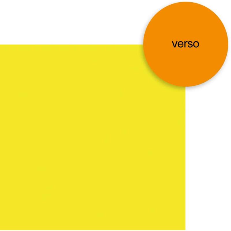 CARTON FLUO EFFACABLE, Paquet de 10 feuilles 550g/m2 au format 40x60cm - Orange / Jaune