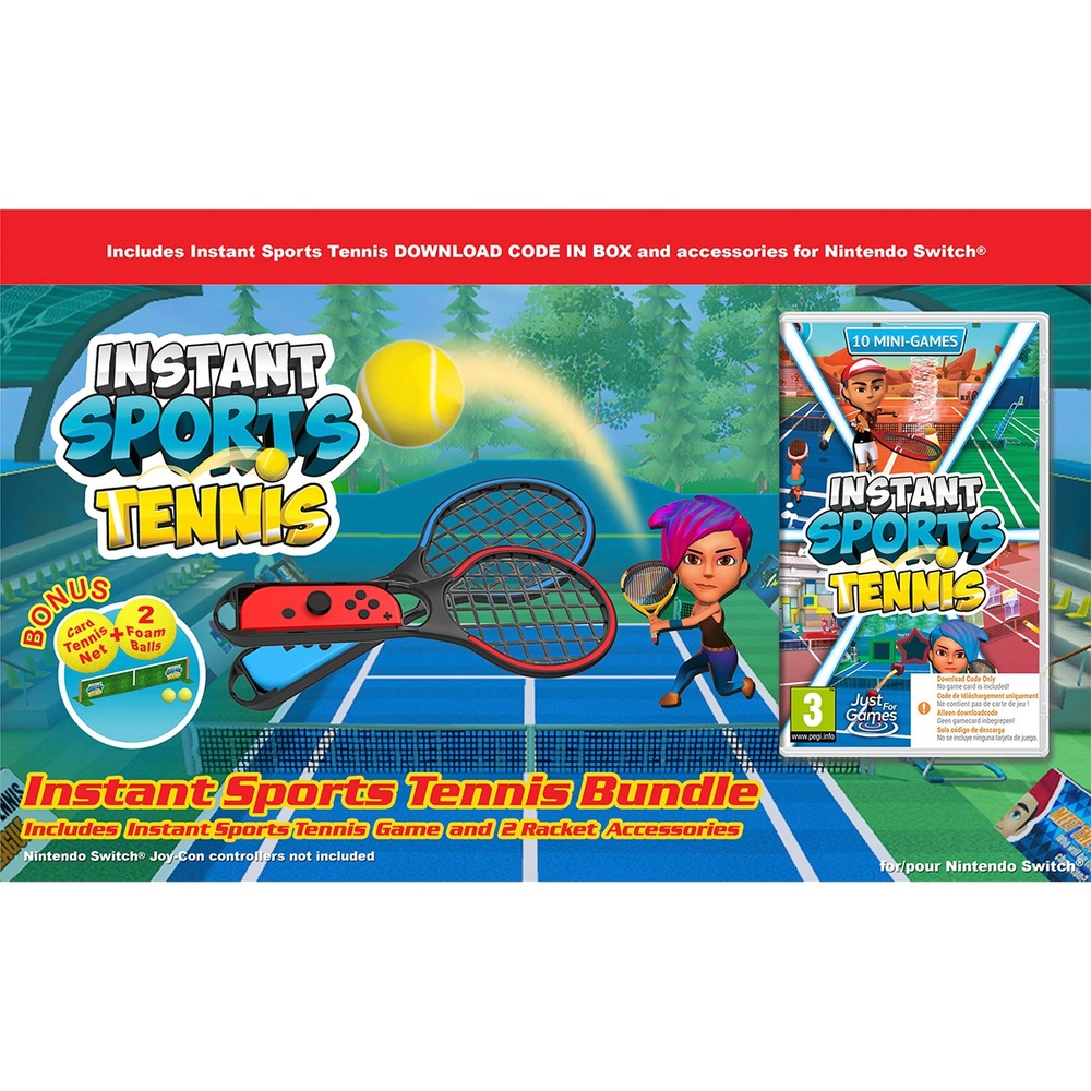 Instant Sports Tennis Bundle Nintendo Switch (Code in der Box)