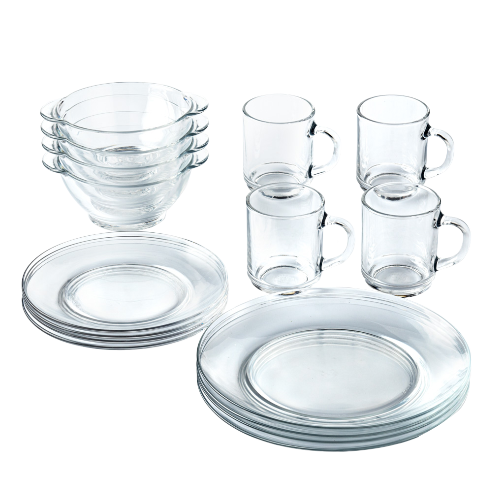 Set de premier équipement - Assiettes ,Mug 26 cl et Bols à oreilles 51 cl