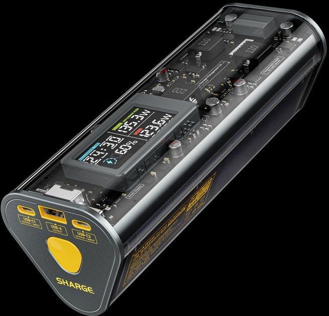 SHARGE - Shargeek 170 - Power Bank - 24000 mAh - Waterdicht - Smart Display - 170W Max Output