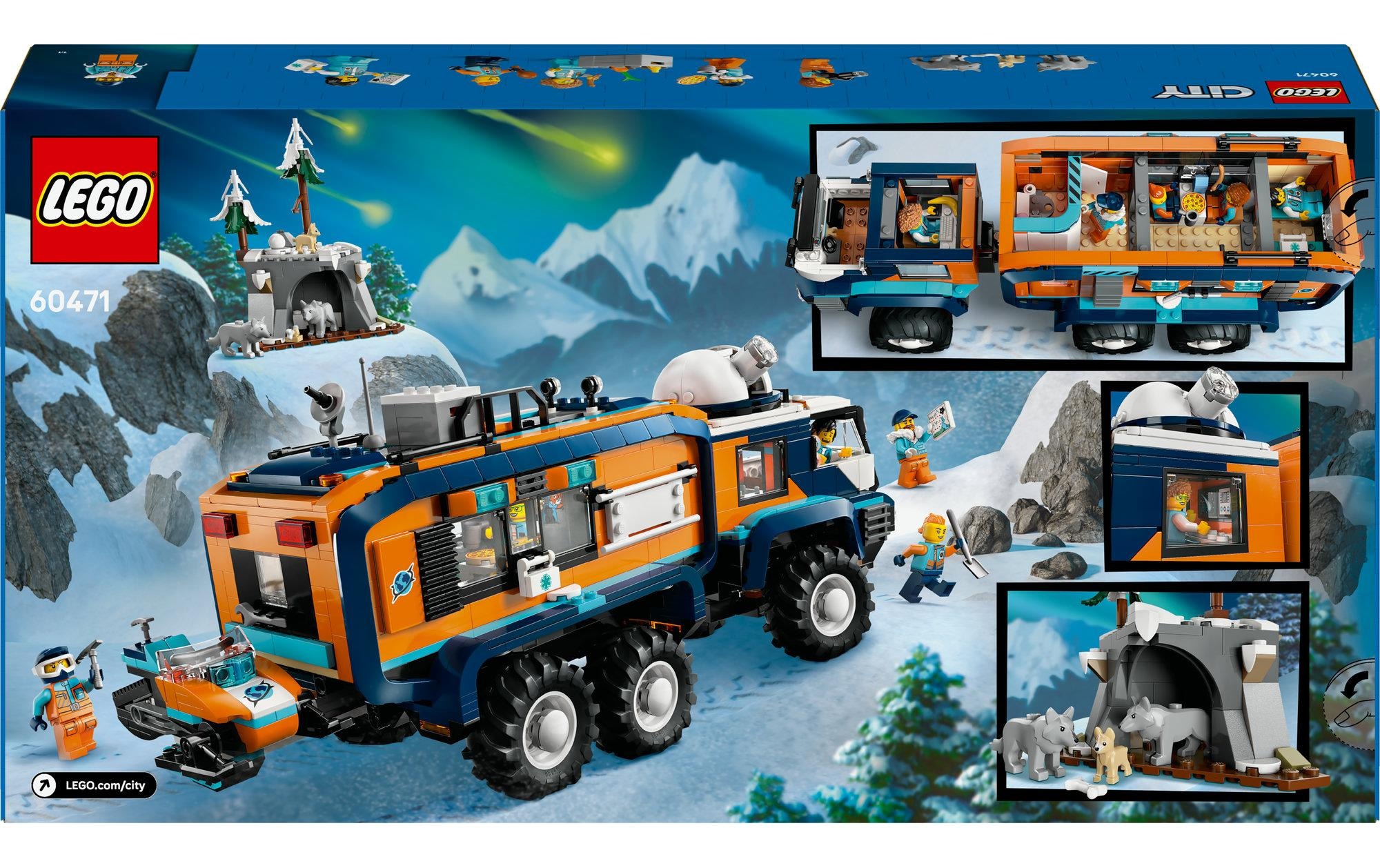 LEGO® Spielbausteine »City Arktis-Truck mit Labor 60471«