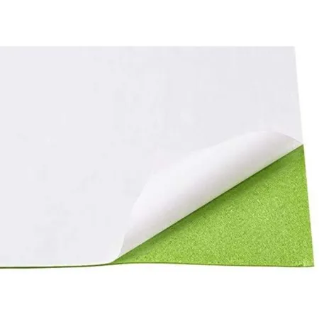 hobbyfun 10 Filzplatten 1 mm, DIN A4, selbstklebend, 1 Stück, farblich sortiert