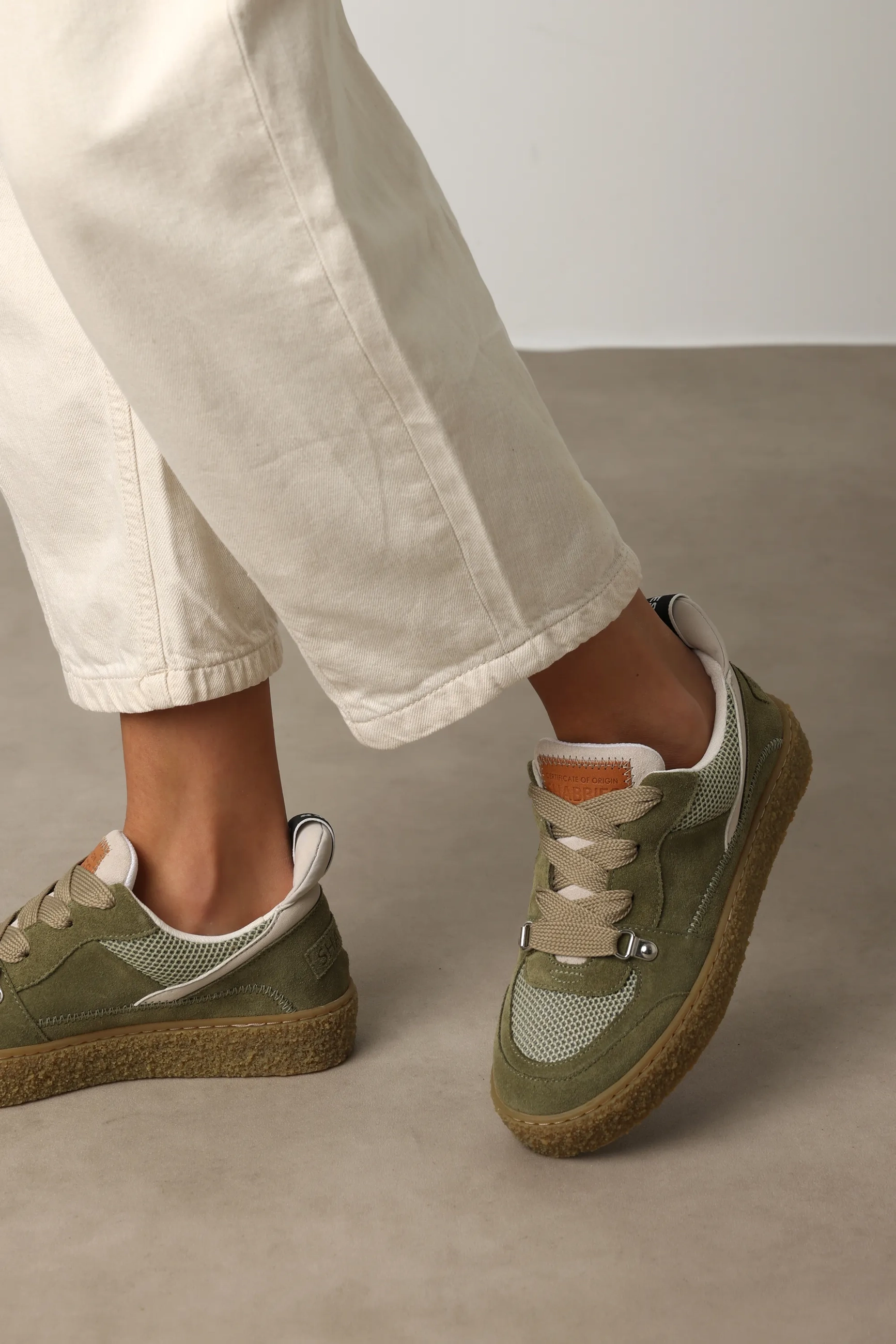 CHEWY UNNA Sneaker suede Khaki