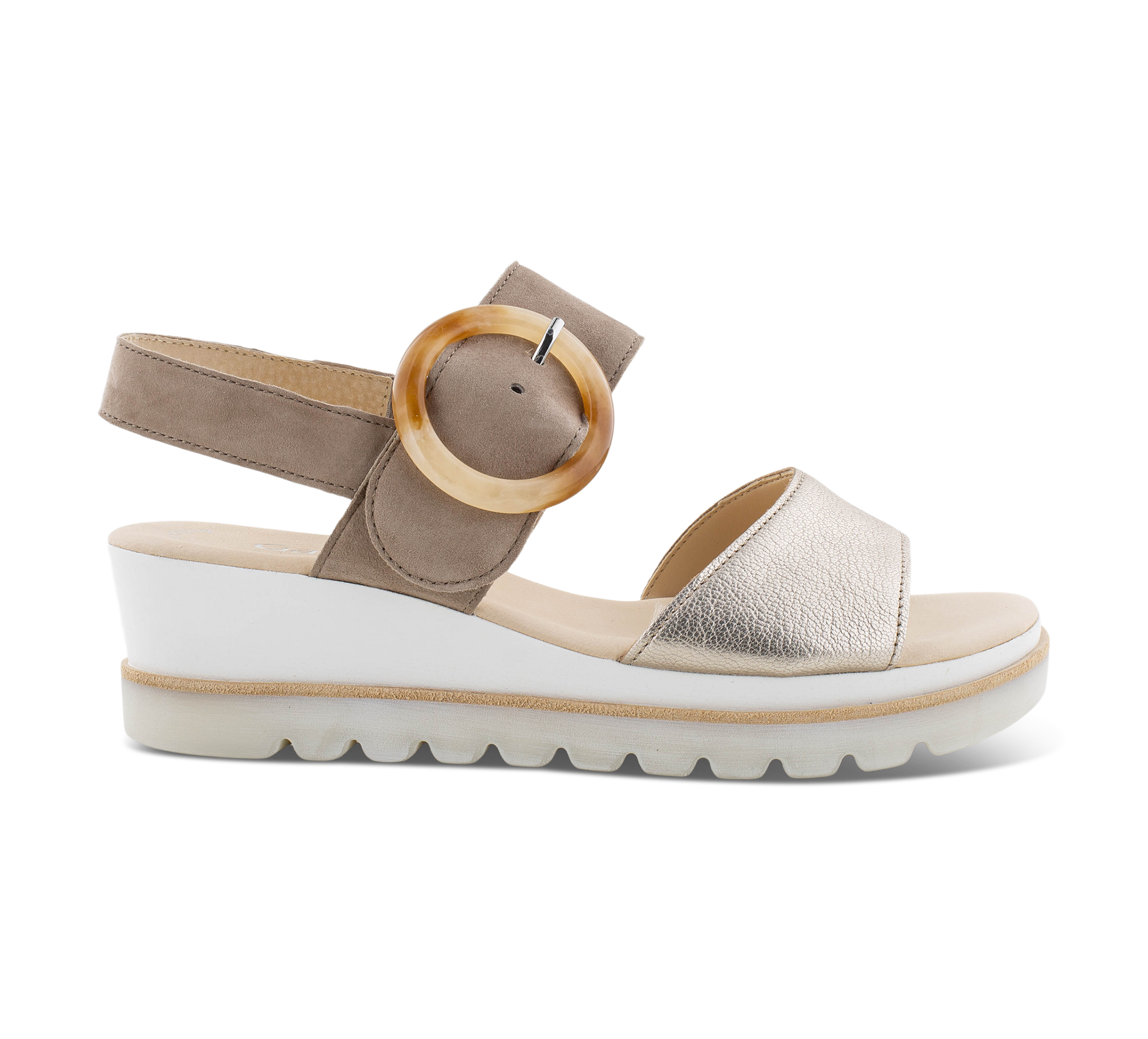 Gabor Best Fitting - Riemchensandalen silber