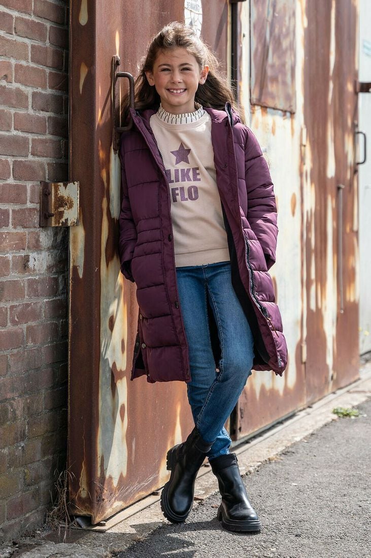 LIKE FLO lichtroze like flo sweater sweater crewneck