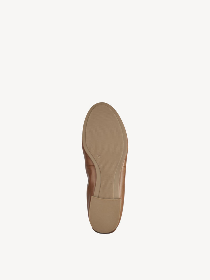 Leren Ballerina - bruin
