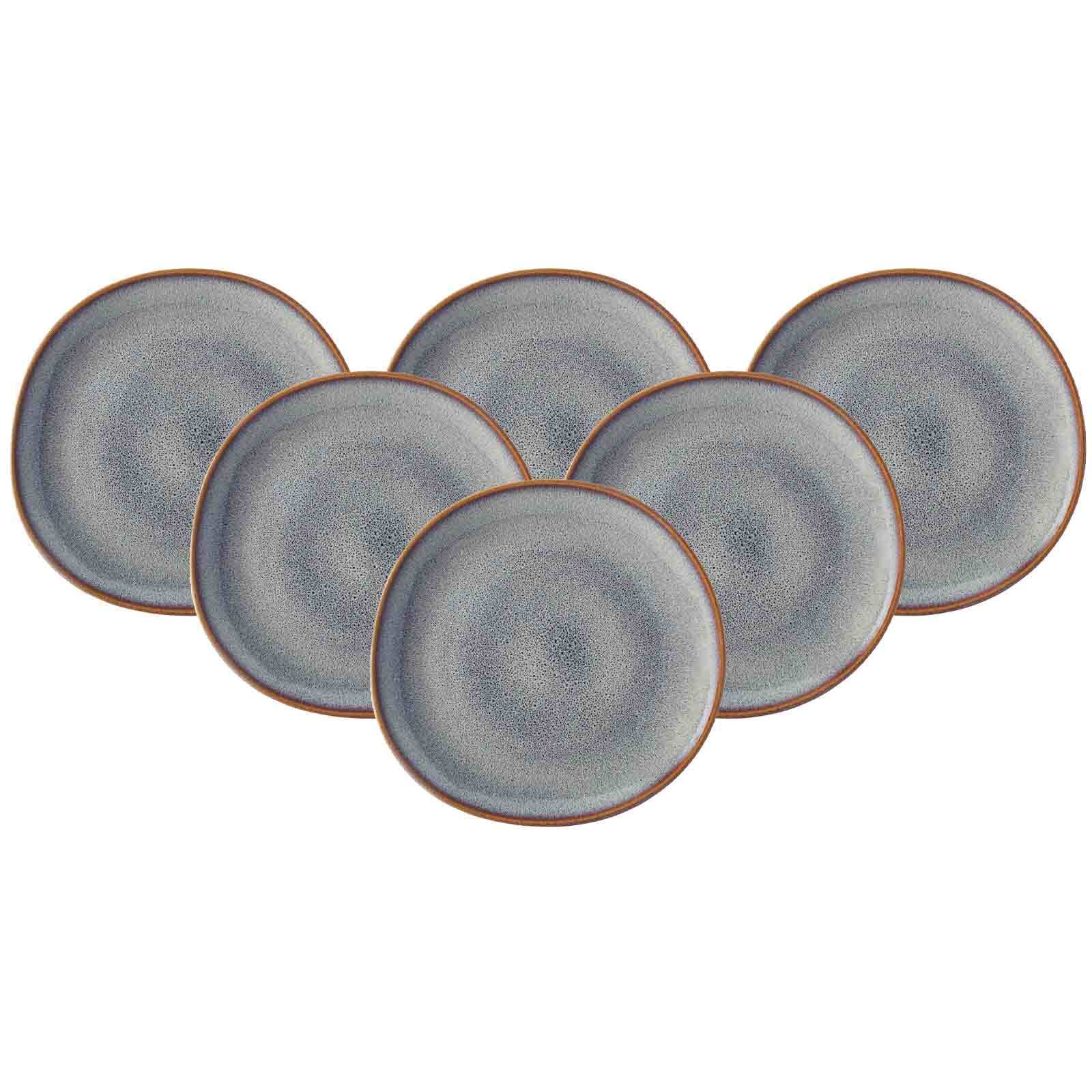 like. by Villeroy & Boch Frühstücksteller Lave ø 23 cm 6er Set