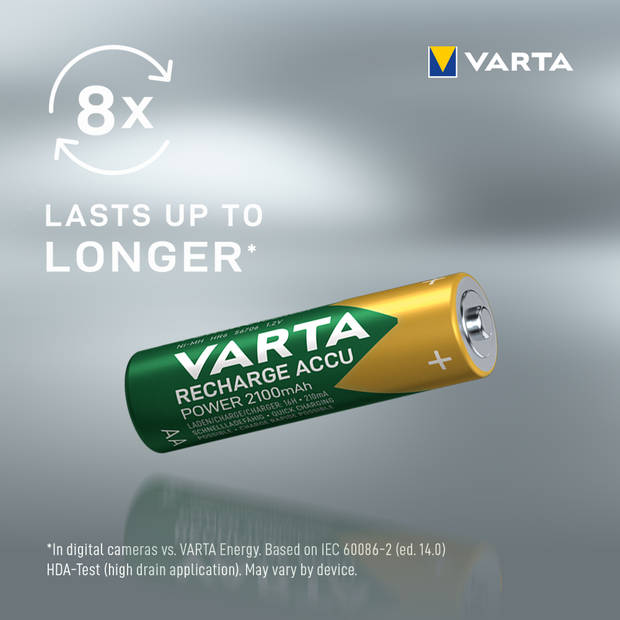 VARTA 2 OPL.BATT. AA 2100 mAh
