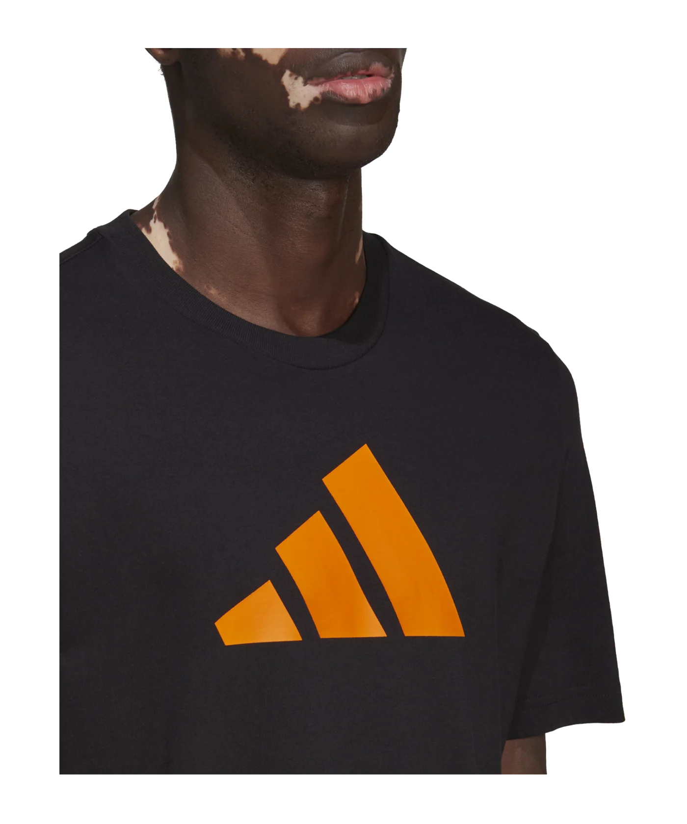 adidas 3BAR Future Icons T-Shirt Schwarz Orange
