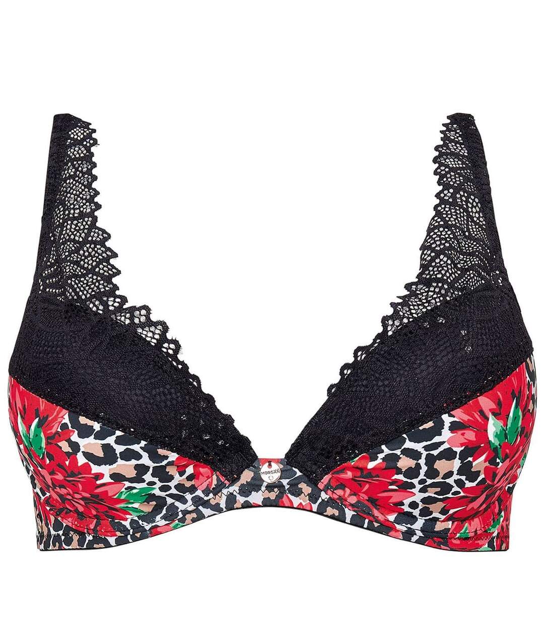 Soutien-gorge ampliforme coque moulée noir Lisa