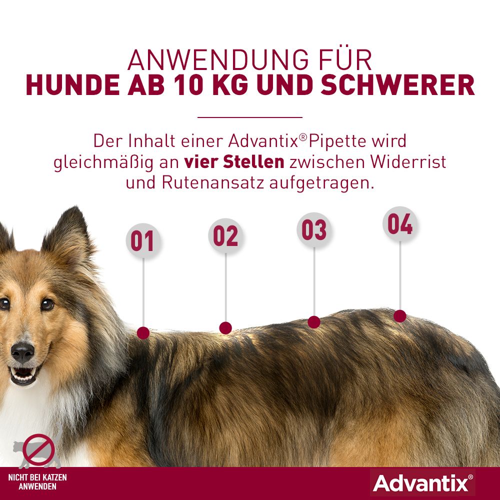Advantix® Spot on für Hunde 40 - 60 kg