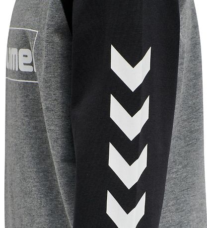 Hummel Pullover - hmlBOX - Schwarz/Grau