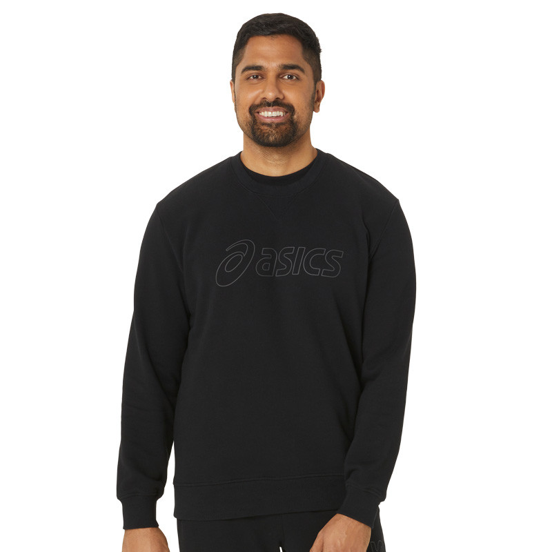 Sweat molleton Asics logo noir