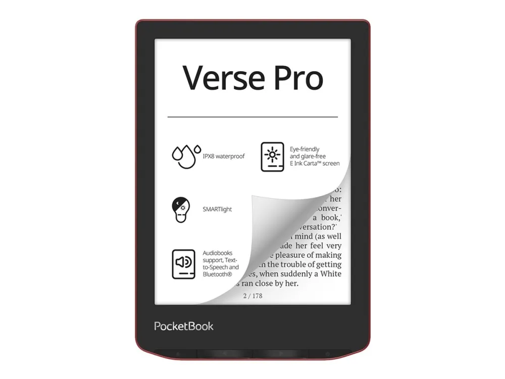 PocketBook Verse PRO - eBook læser - Linux 3.10.65 - 16 GB - 6
