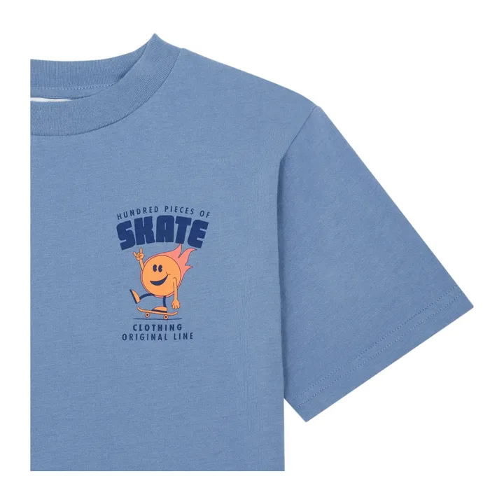 Hundred Pieces T-Shirt en Coton Bio | Bleu jean