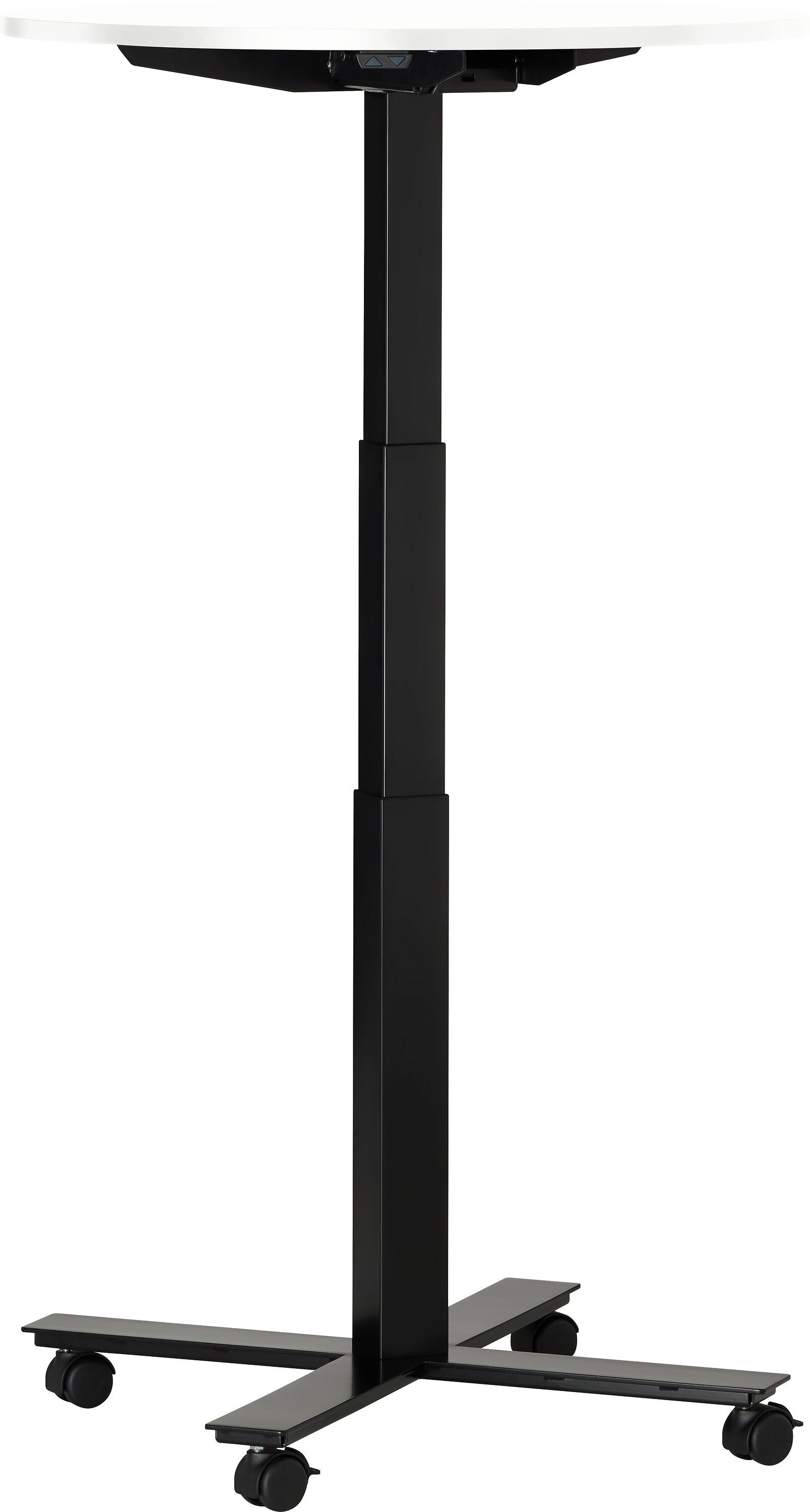 FLEXCUBE Besprechungstisch höhenverstellbar - Weiss / H: 66.5 cm
