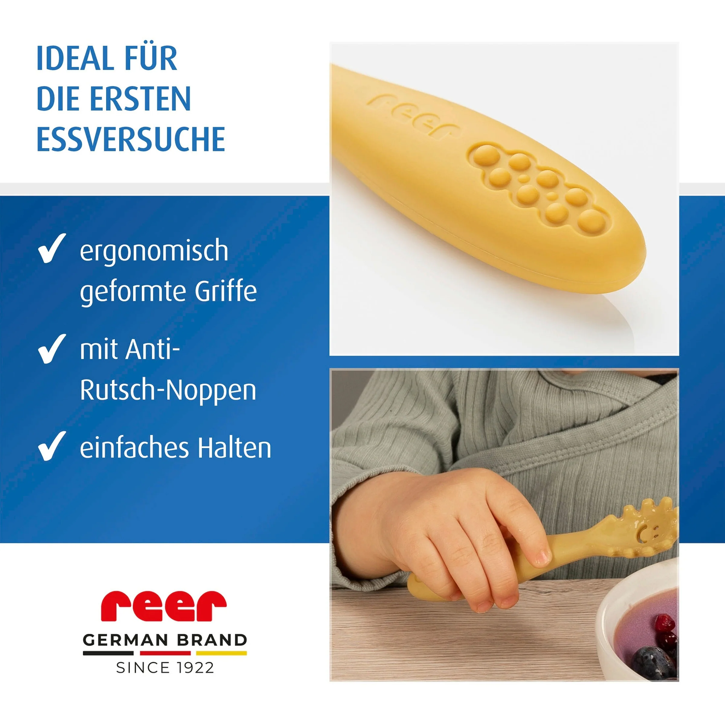 reer 3er-Pack Silikon-Löffel LittleYummie