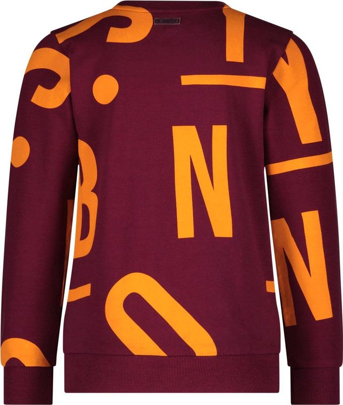 B.NOSY jongens sweater - Wijn rood
