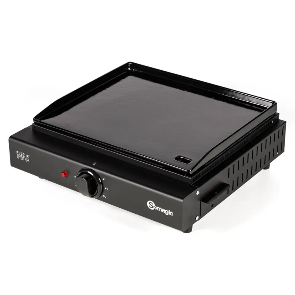 Somagic Plancha OLIANA - Zwart - Staal