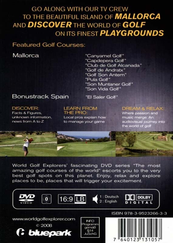 Most Amazing Golf Courses - Mallorca - DVD