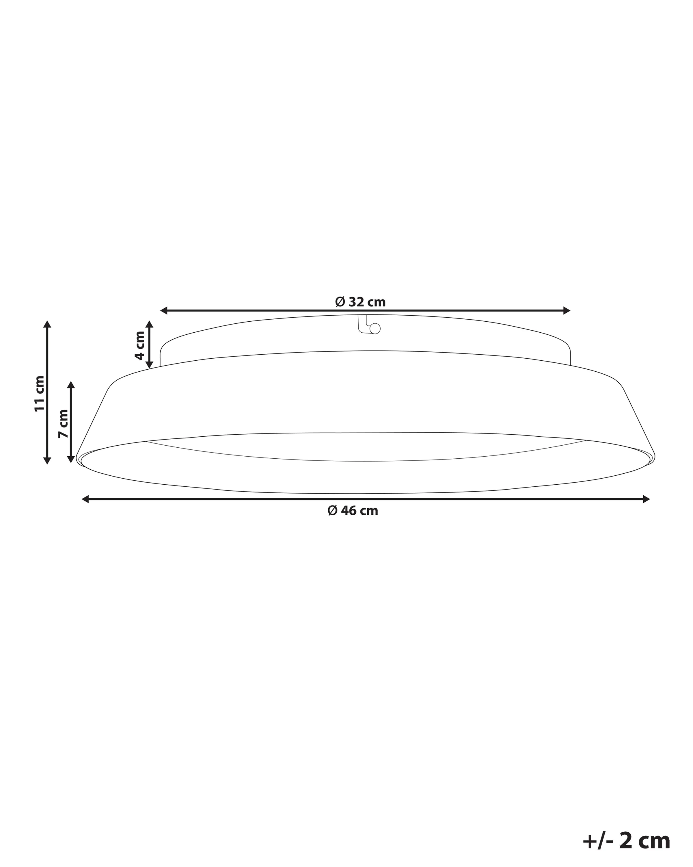 LED plafondlamp BILIN Metaal Zwart