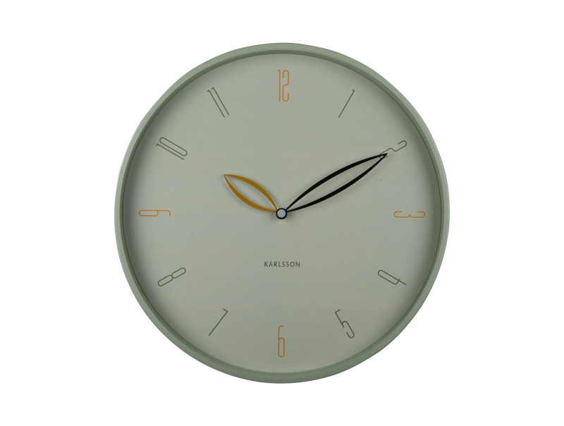 Wall Clock Petals KA6012BL Misty blue
