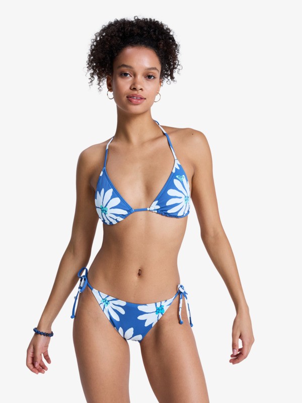 Printed Essentials TS Set Ensemble de bikini Tiki Tri deux pièces Bleu Femme