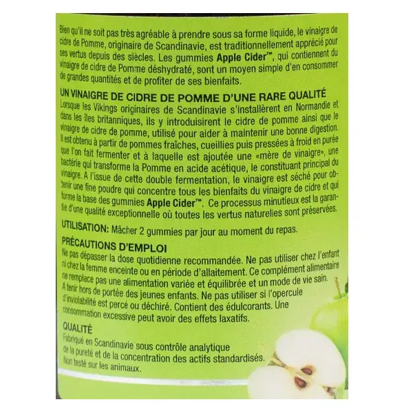 Gomas New Nordic sabor Cidra de Maçã, 60 unidades