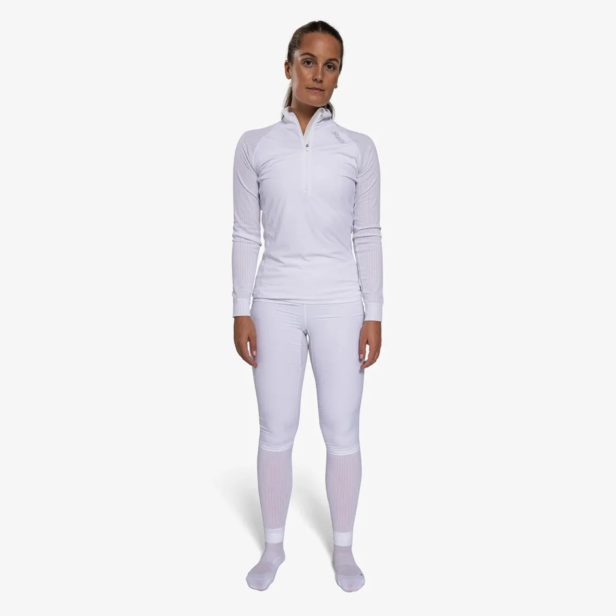 Swix Women's RaceX Classic Wind Half Zip Bright White