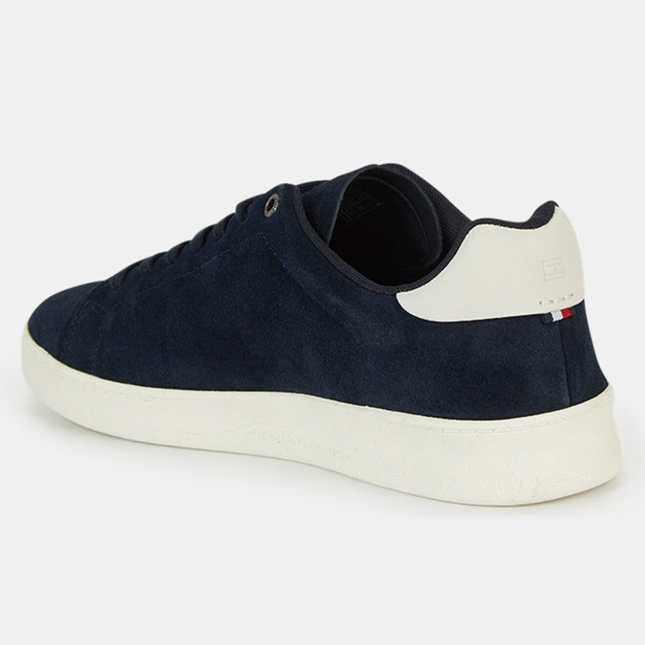 Tommy Hilfiger Baskets en Velours de Cuir J3 Cupsole Ecor bleu marine