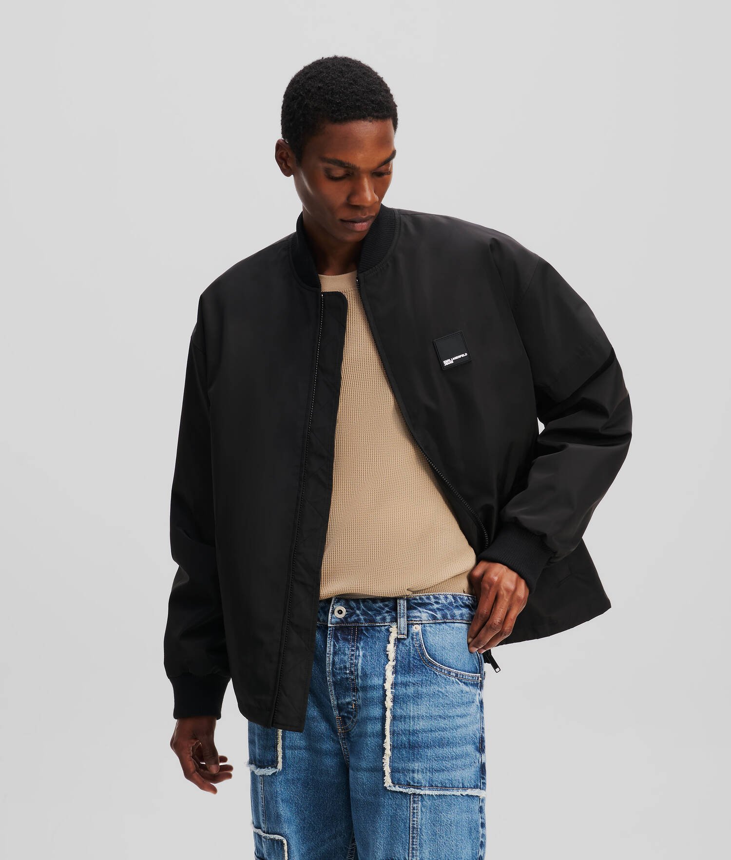 BLOUSON AVIATEUR - Noir